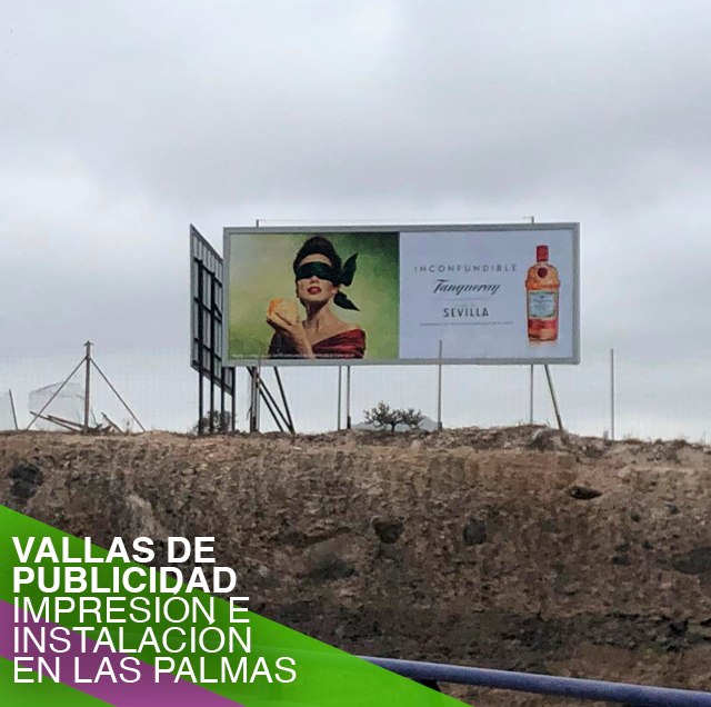 Solicitud Hazme En realidad Promoción Alquiler de vallas de publicidad en Las Palmas - LC Publicidad